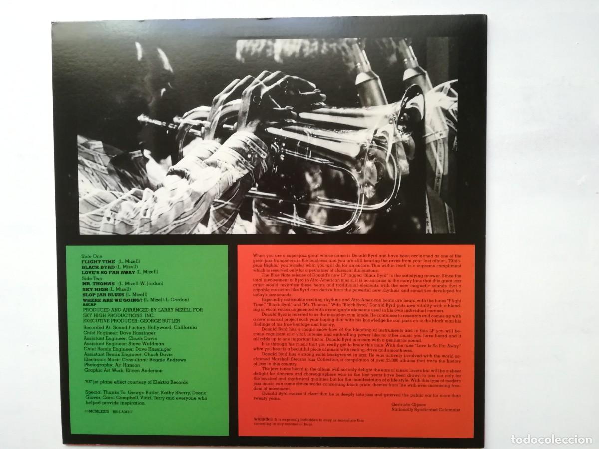 Discos de vinilo: Donald Byrd. Black Byrd. LP - Foto 2