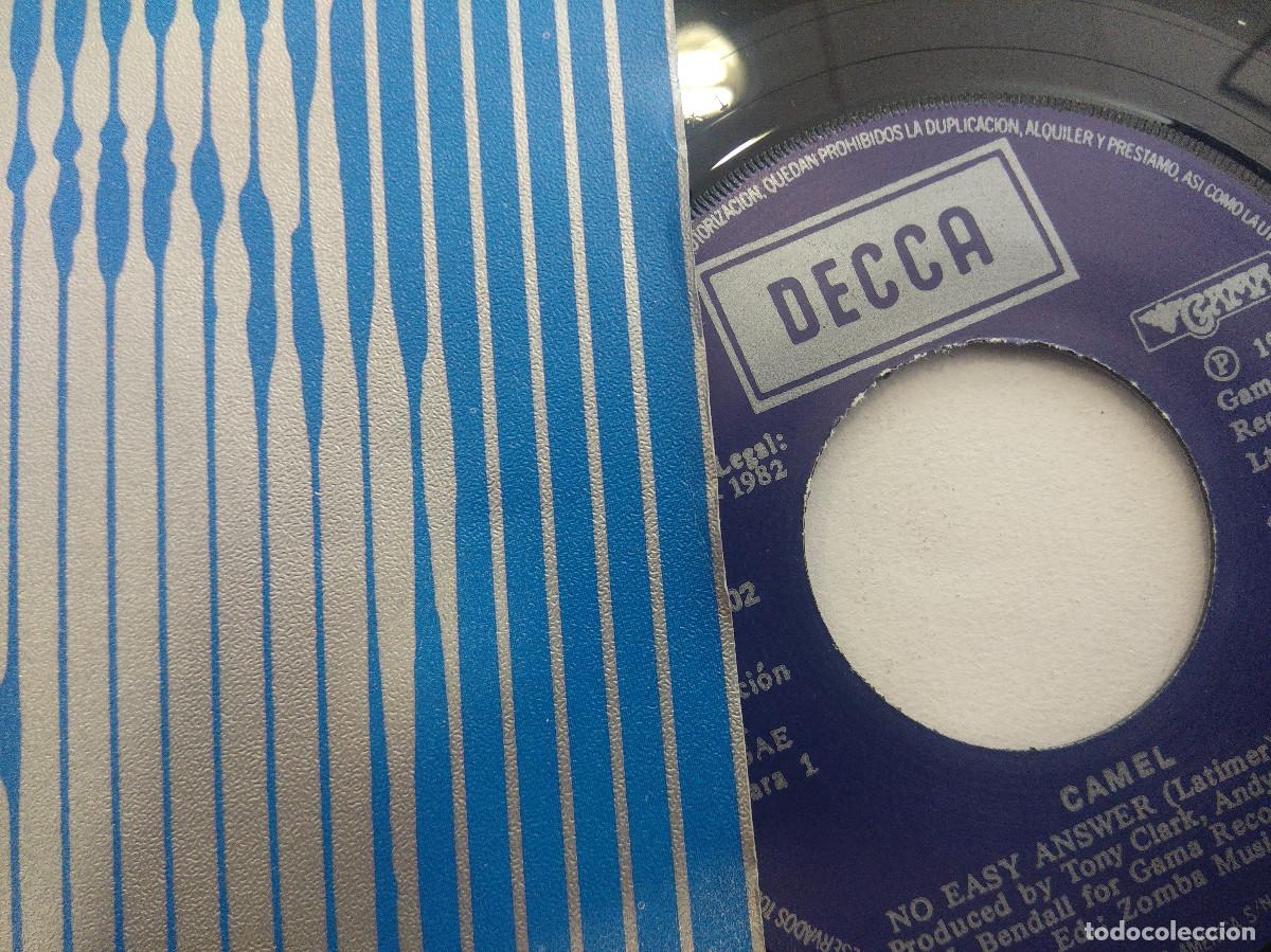 Discos de vinilo: CAMEL/NO EASY ANSWER/SINGLE PROMOCIONAL. - Foto 2
