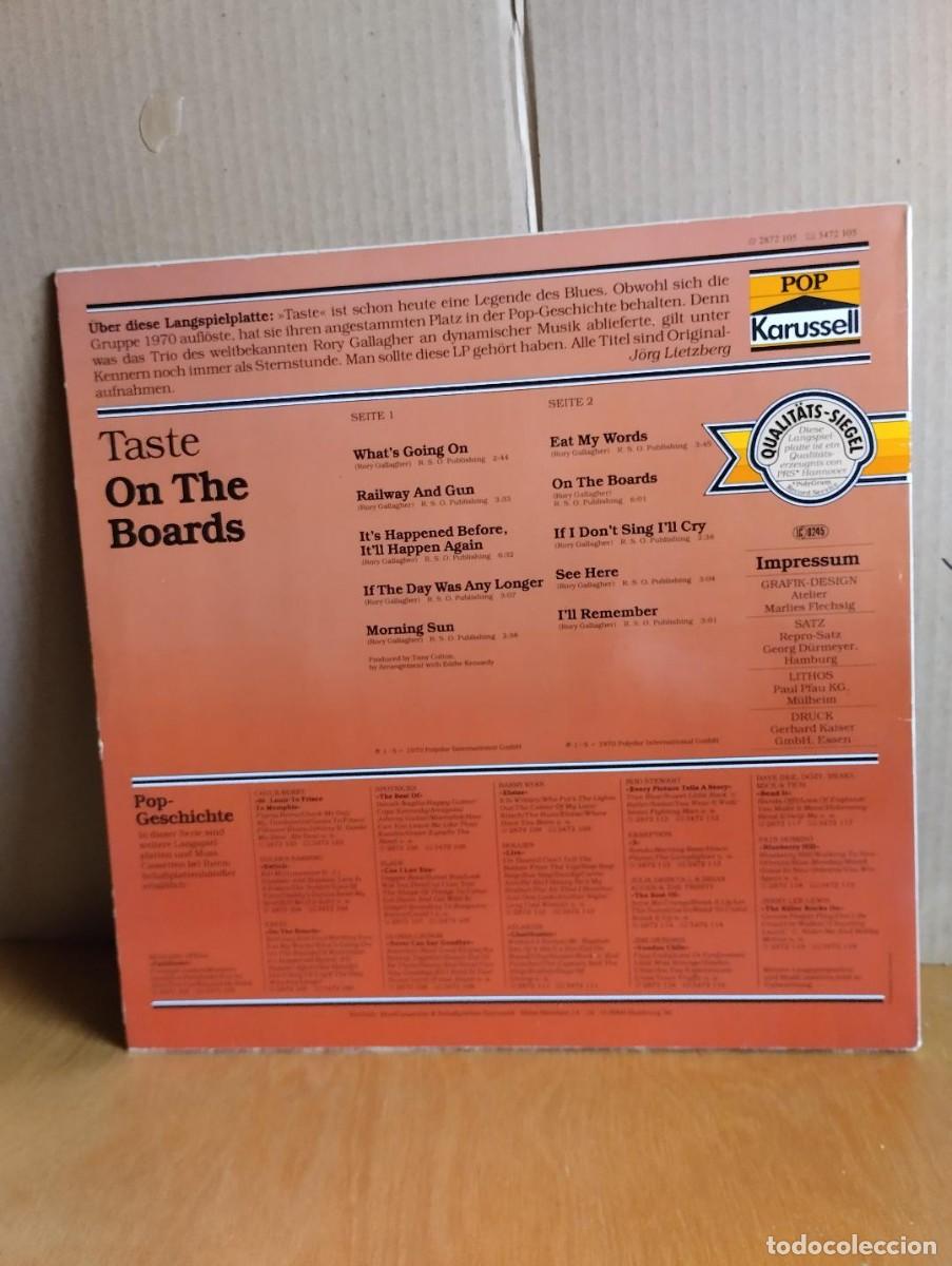 Discos de vinilo: TASTE --- ON THE BOARDS - Foto 2