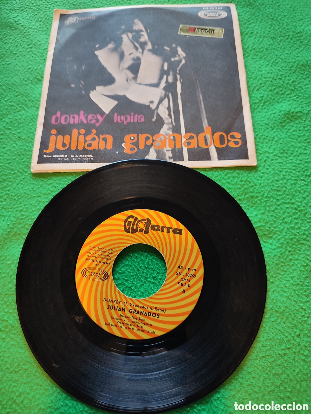 Discos de vinilo: Juli&aacute;n Granados - Donkey - Foto 2