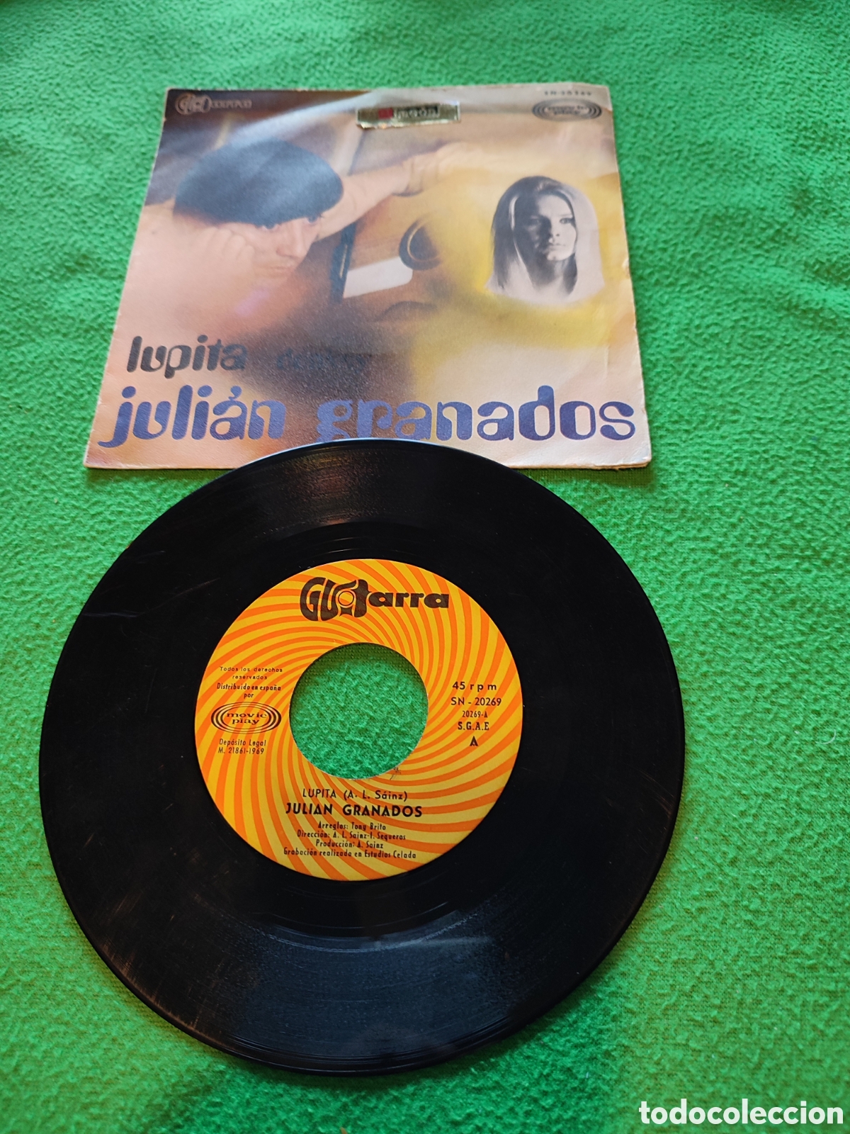 Discos de vinilo: Juli&aacute;n Granados - Donkey - Foto 1