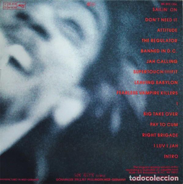 Discos de vinilo: Bad Brains &ndash; Attitude (The ROIR Sessions) - Vinilo - Foto 2