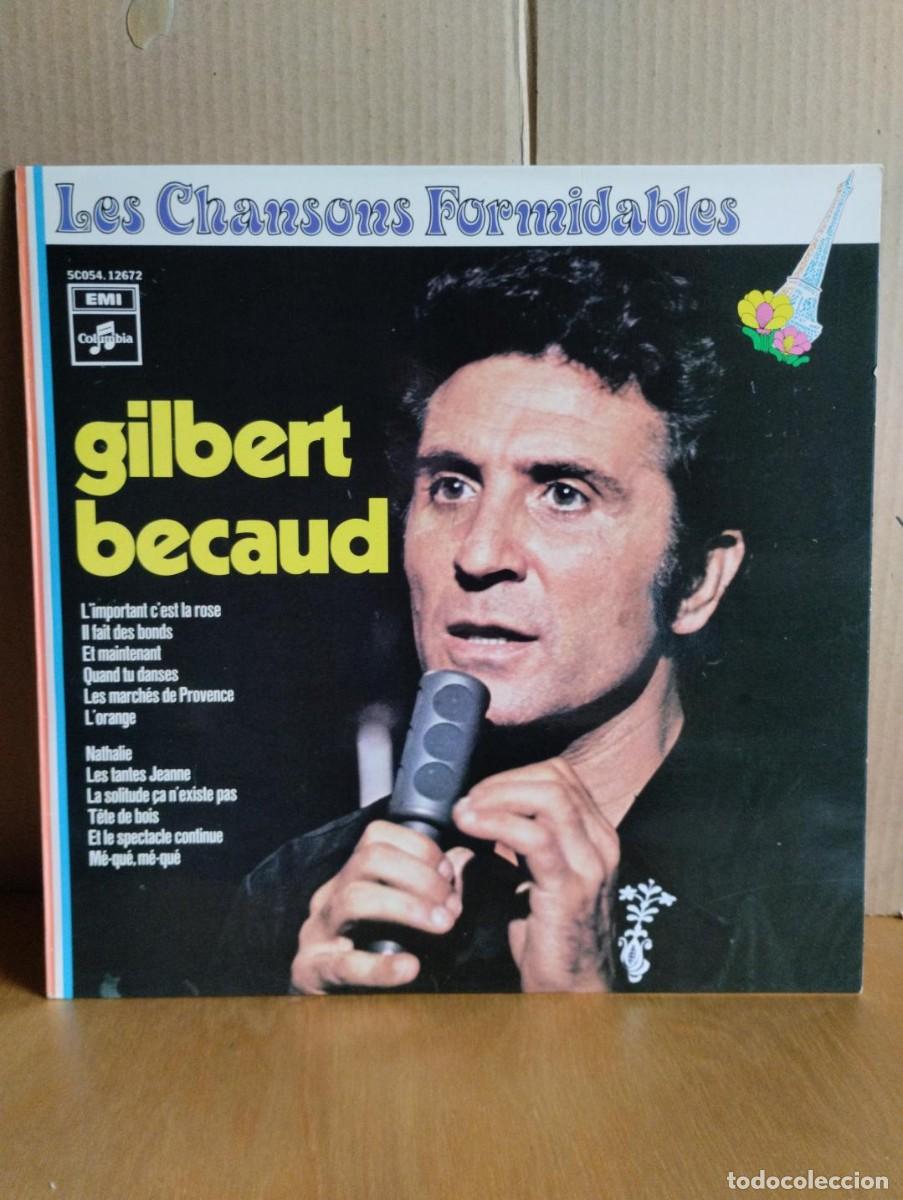 Discos de vinilo: GILBERT BECAUD --- LES CHANSONS FORMIDABLES - Foto 1