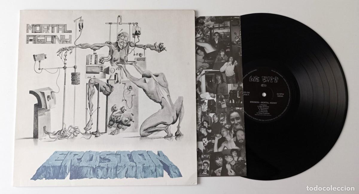 Discos de vinilo: LP EROSION - MORTAL AGONY - Foto 3