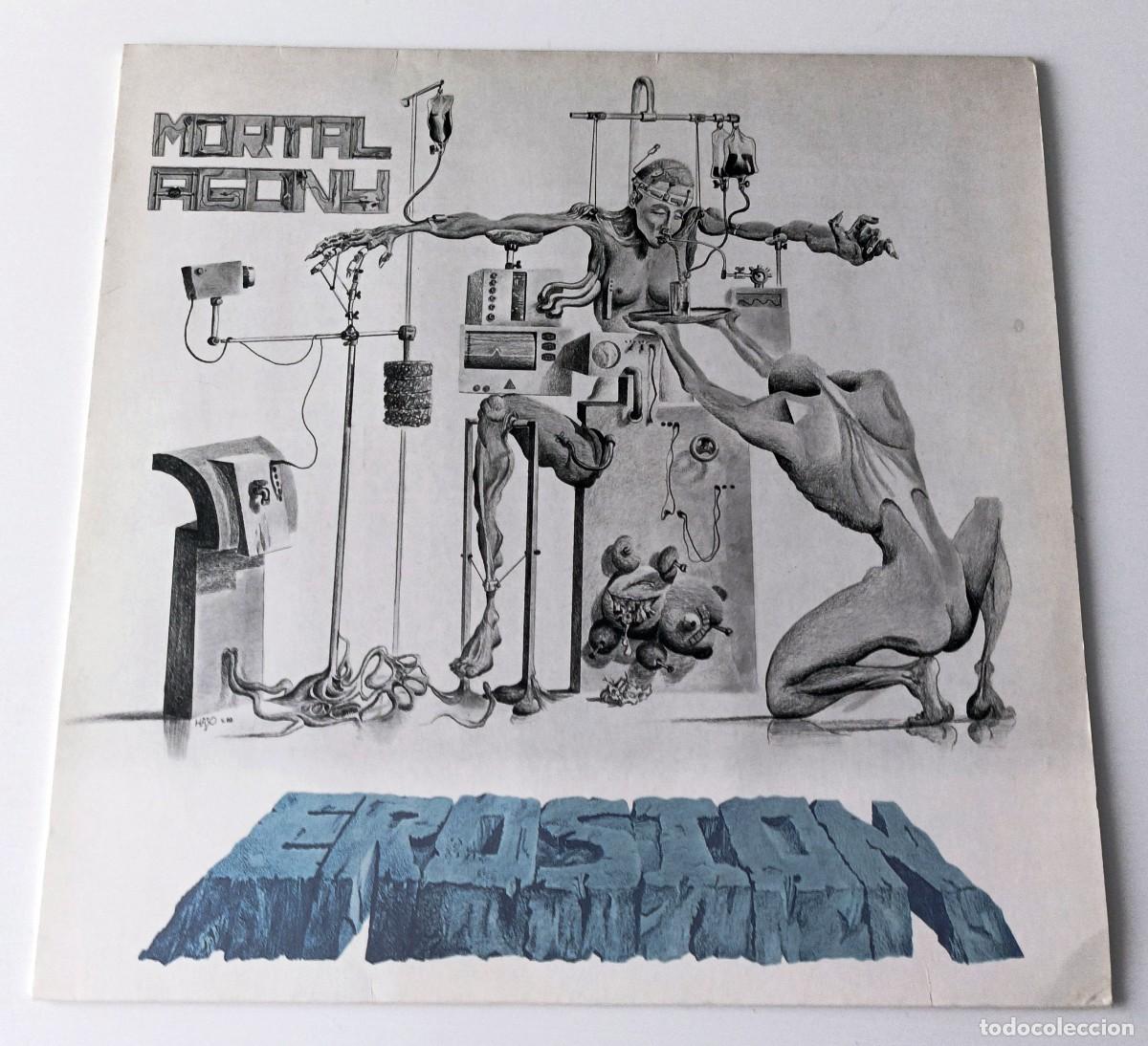Discos de vinilo: LP EROSION - MORTAL AGONY - Foto 1