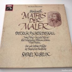 Discos de vinilo: ÓPERA MATHIS DER MALER. PAUL HINDEMITH. COFRE 3 LPS. 1979. EMI 165-03515/17. VINILOS MINT.