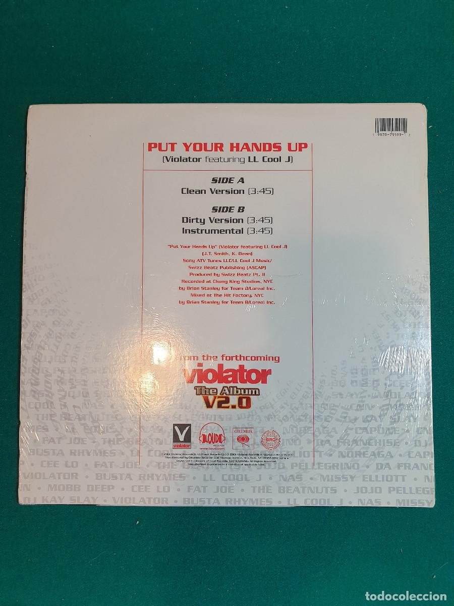 Discos de vinilo: Violator Featuring LL Cool J &ndash; Put Your Hands Up - Foto 2