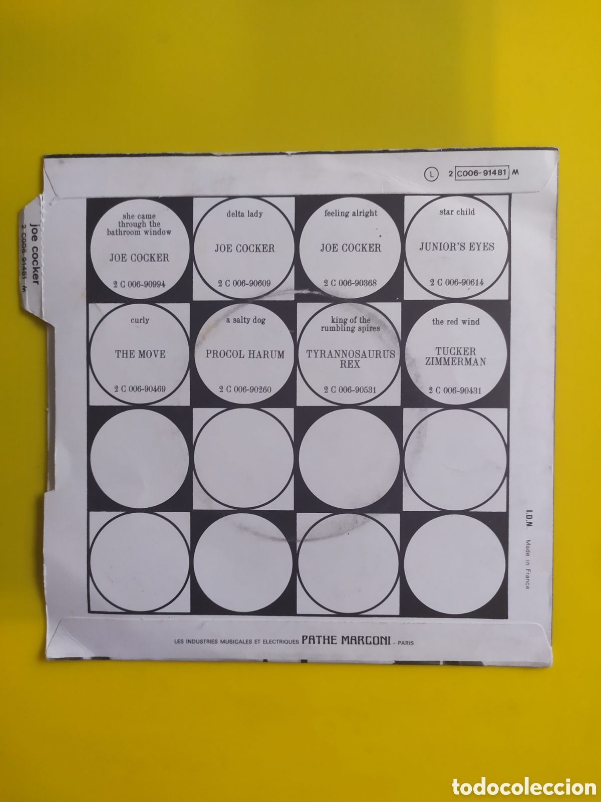 Discos de vinilo: Single Joe Cocker.&nbsp;The Letter / Space Captain - Foto 2