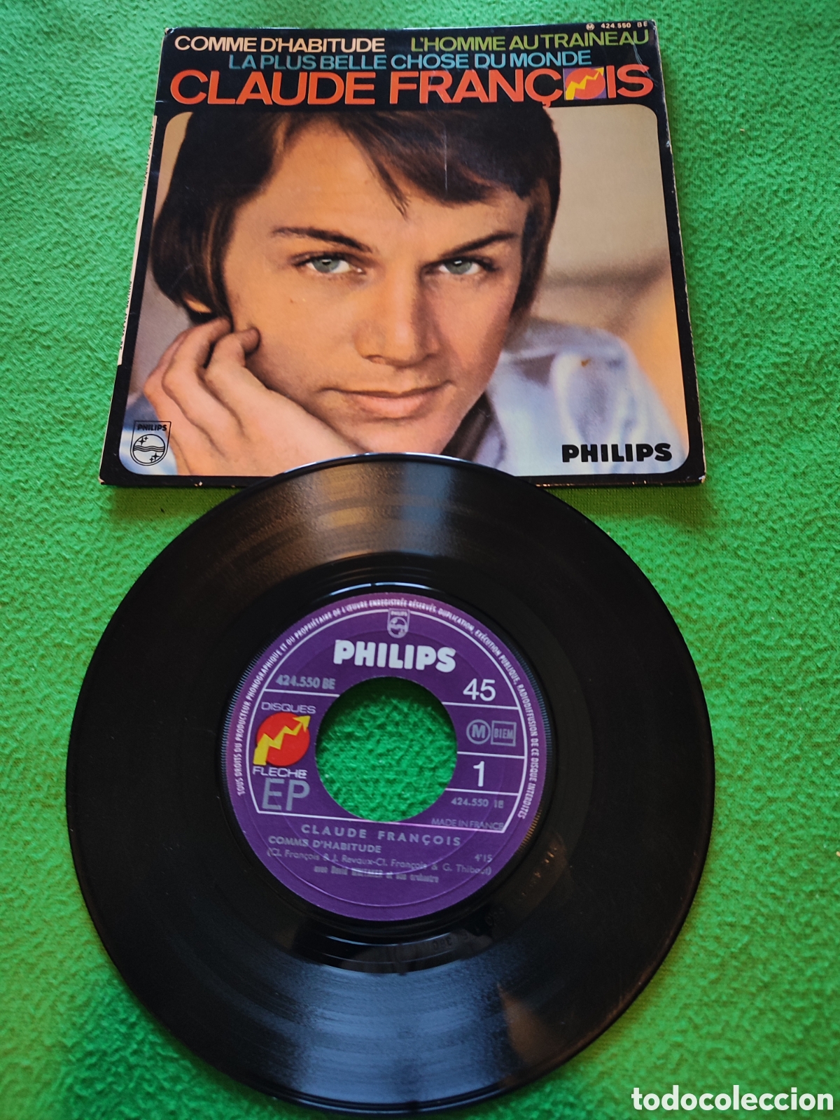 Discos de vinilo: Claude Francois - Comme Dhabitude + 2 - Foto 2