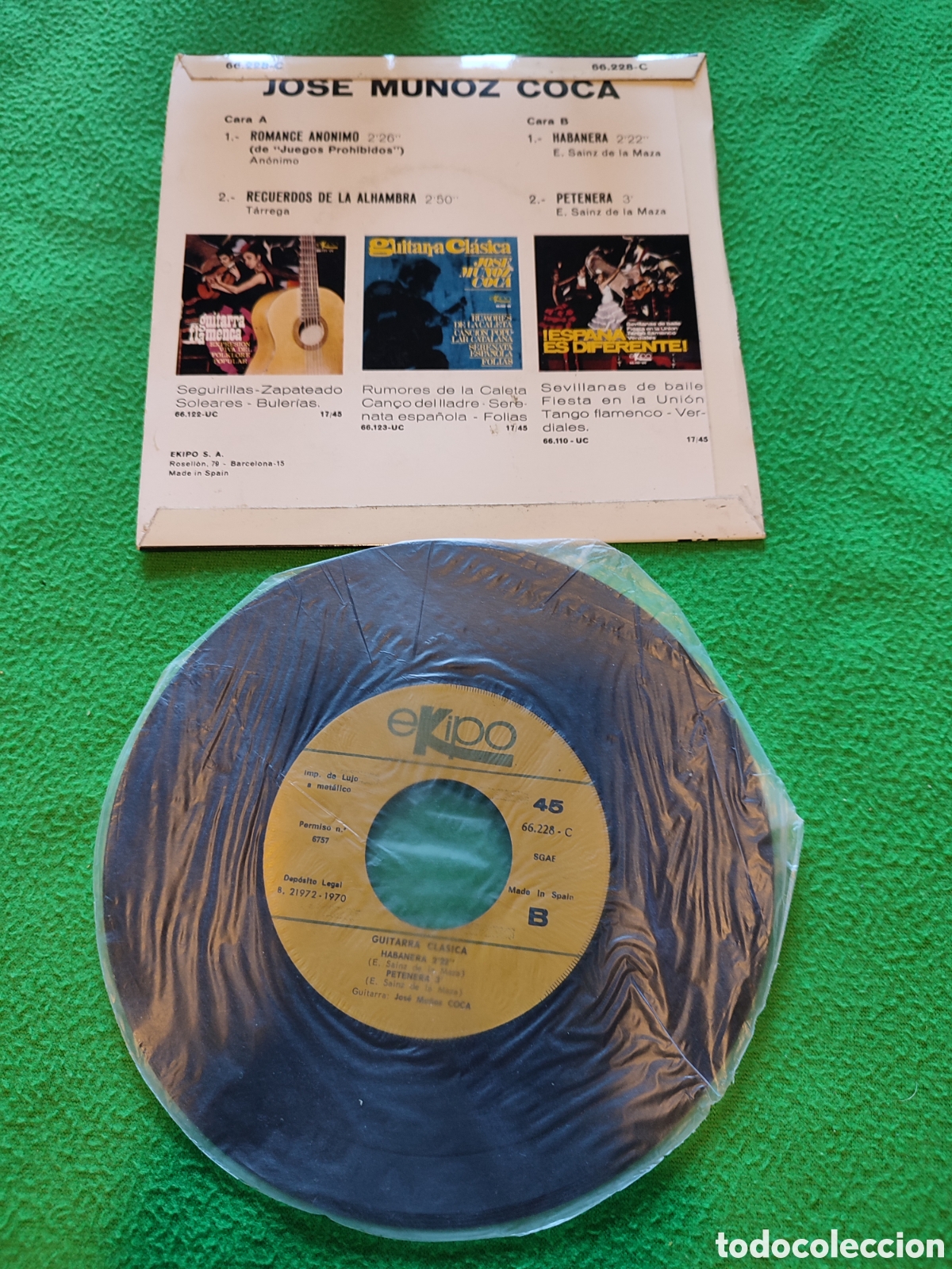 Discos de vinilo: Jos&eacute; Mu&ntilde;oz Coca - Romance an&oacute;nimo+ 3 - Foto 2