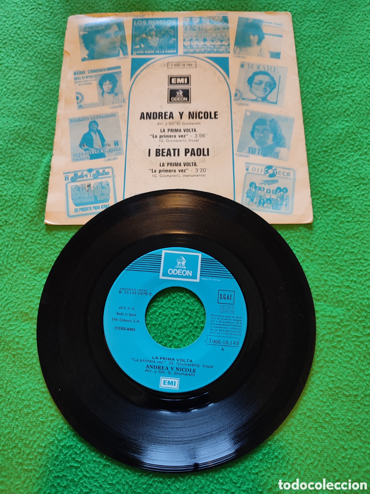 Discos de vinilo: Andrea e Nicole - La prima volta - Foto 2