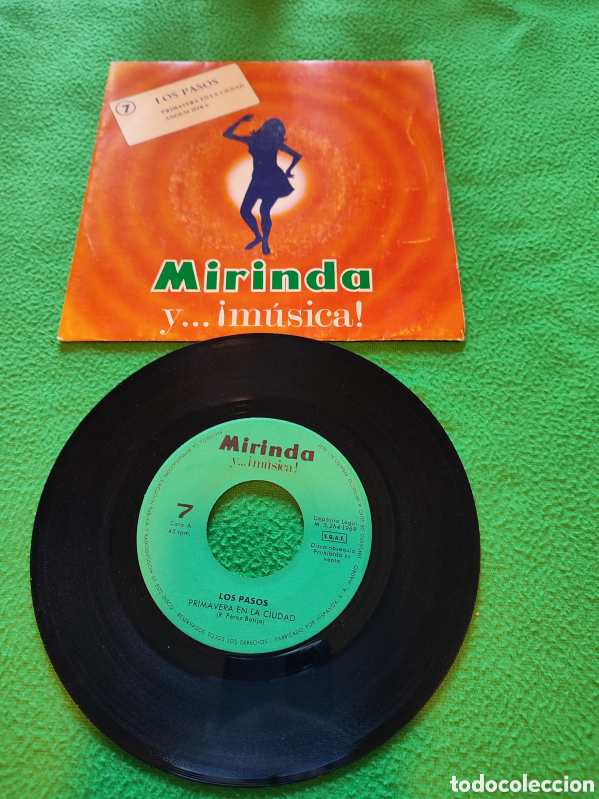 Discos de vinilo: Los Pasos - Ciudad en la primavera - Foto 1
