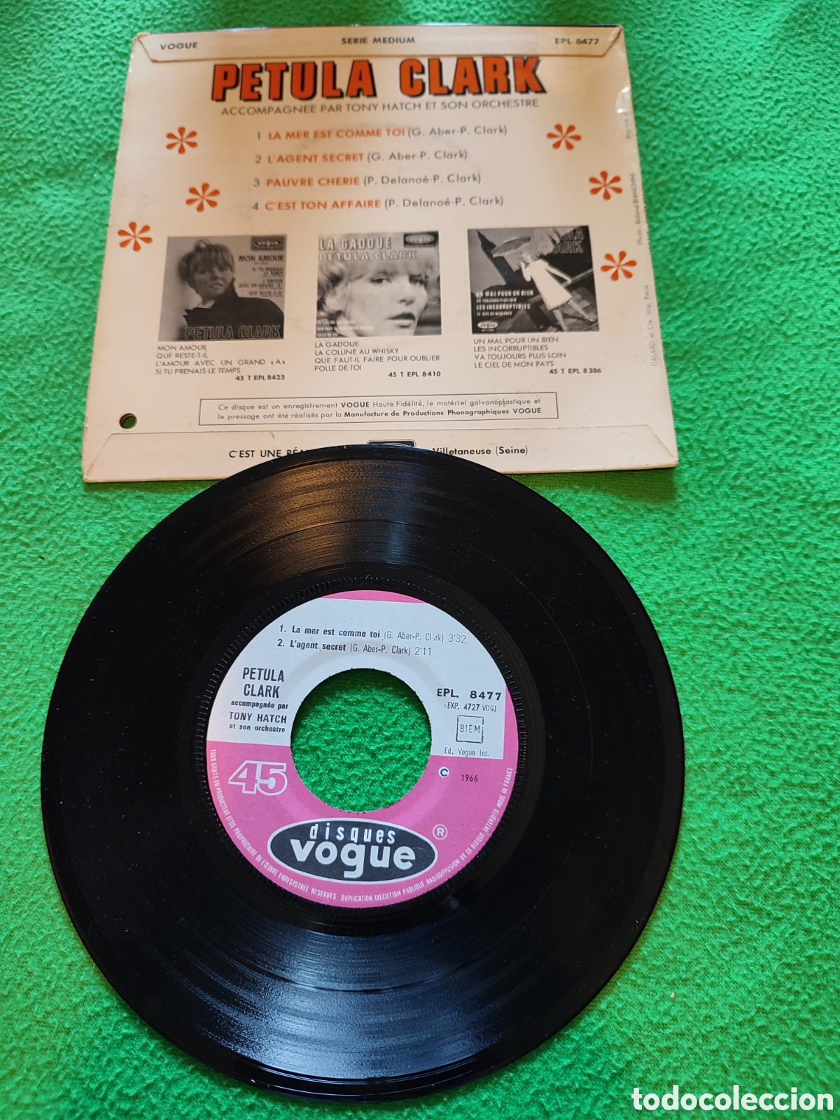 Discos de vinilo: Petula Clark - La mer est Comme toi +3 - Foto 2