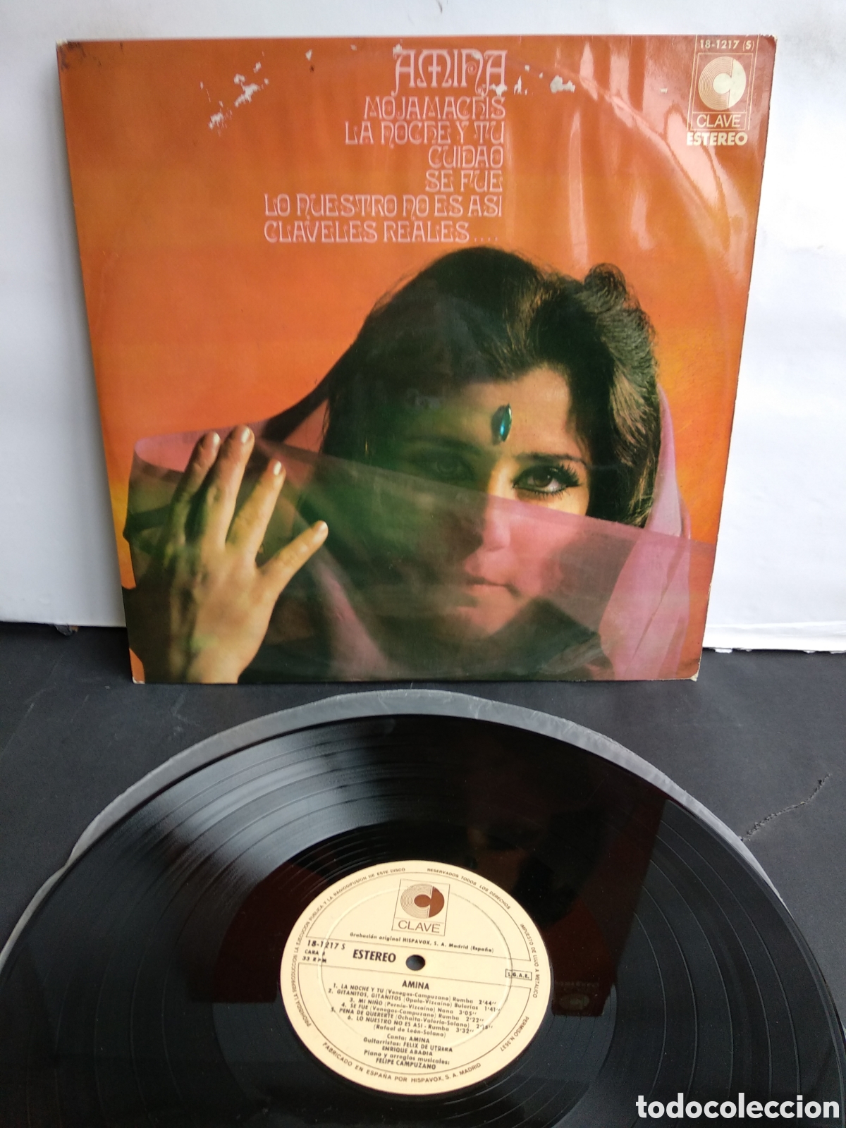 Discos de vinilo: AMINA, SPAIN, CLAVE, 1971, J.1 - Foto 1