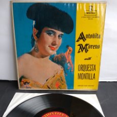 Discos de vinilo: ANTOÑITA MORENO, ORQUESTA MONTILLA, SPAIN, MONTILLA, 1962, J.1