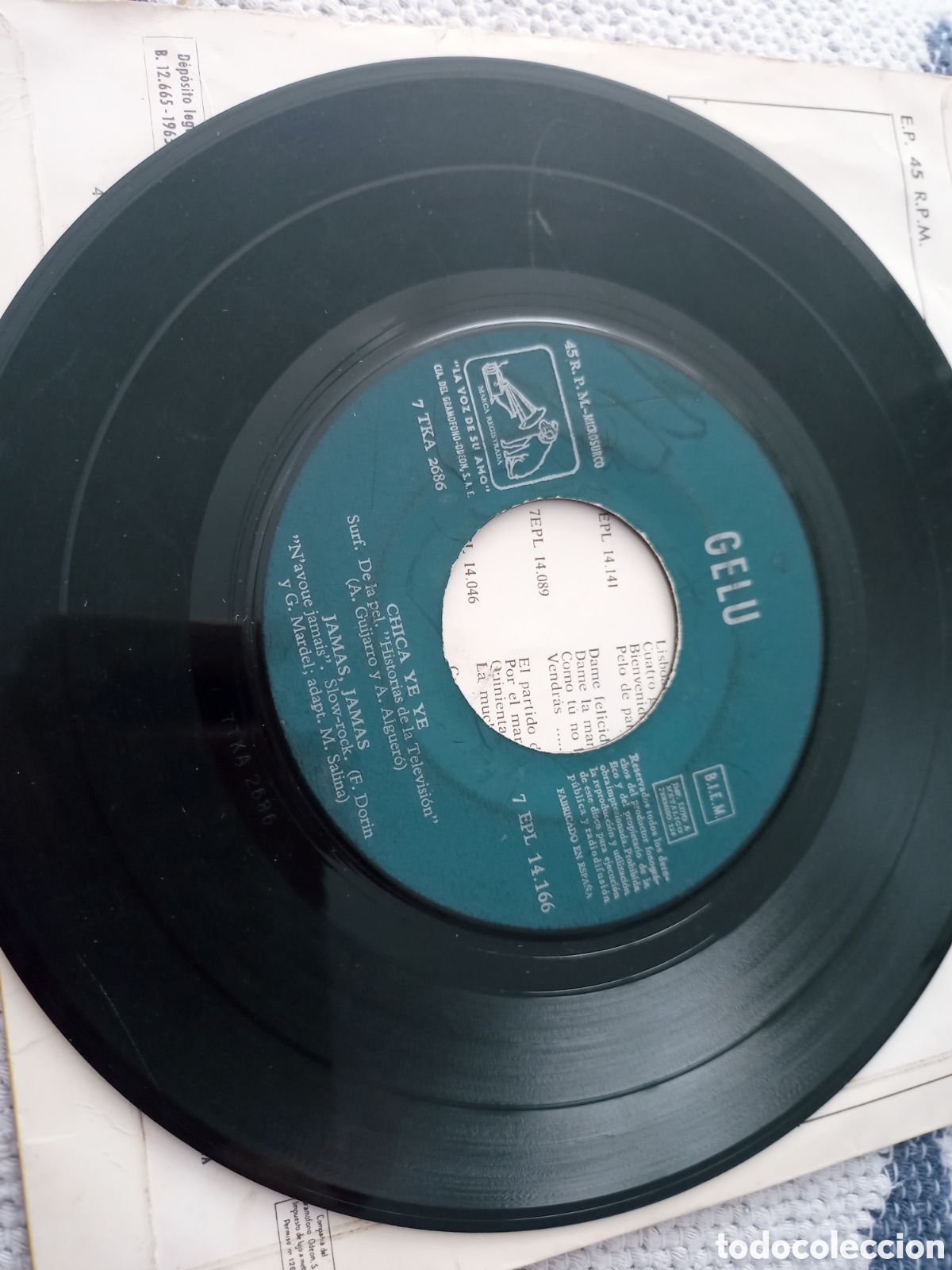Discos de vinilo: Gelu single vinilo 1965 down town +3 - Foto 3