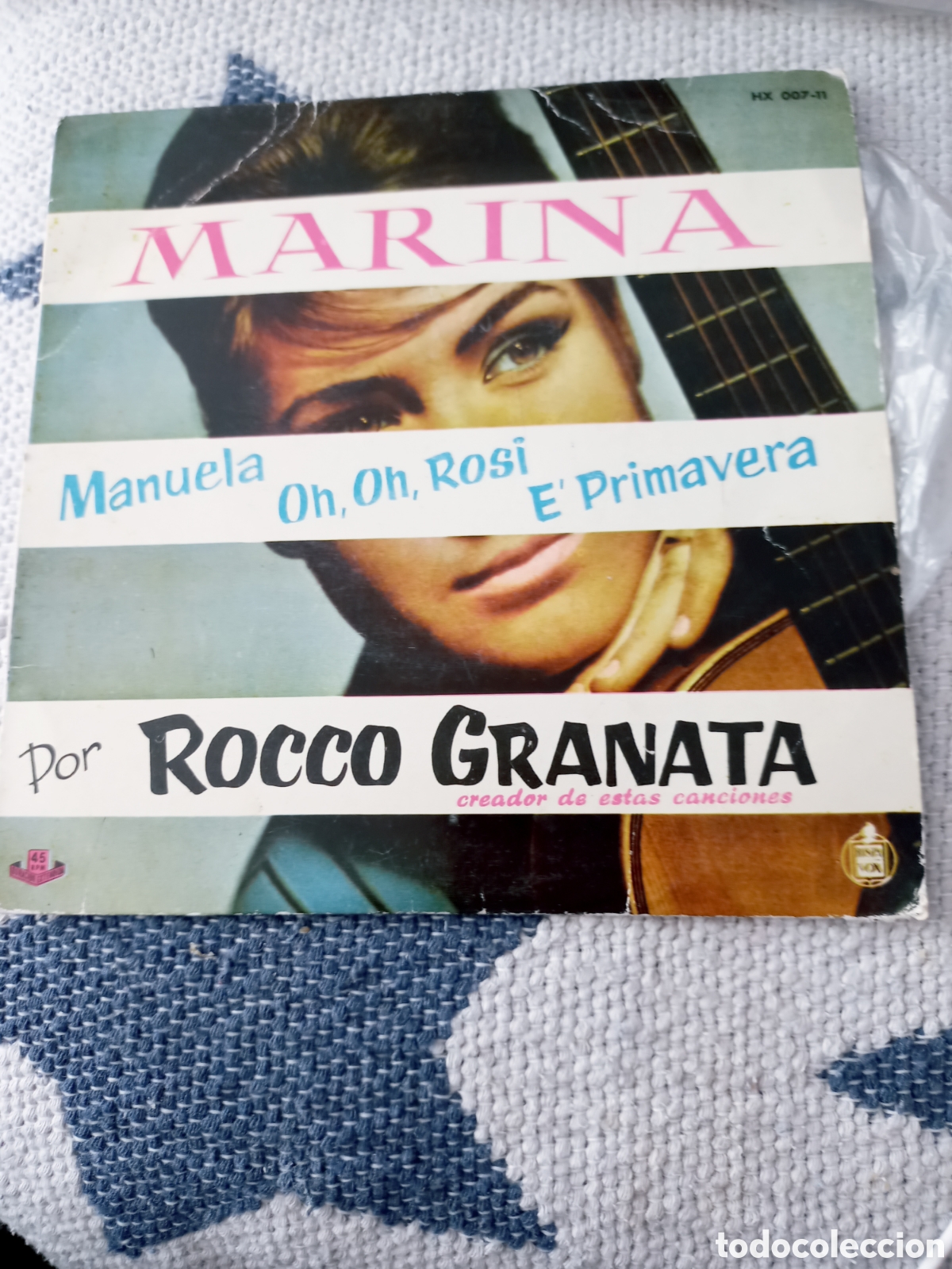 Discos de vinilo: Rocco granata. Marina single vinilo - Foto 1
