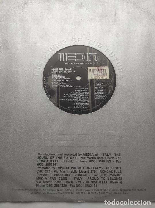 Discos de vinilo: 49ers Feat. Ann Marie Smith* &lrm;&ndash; Everything-ITALIA-1993-**
