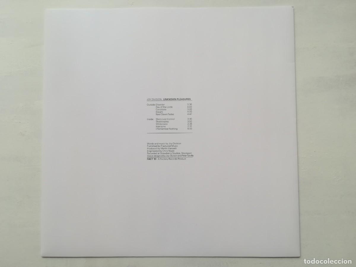 Discos de vinilo: Joy Division. Unknown Pleasures. LP - Foto 5