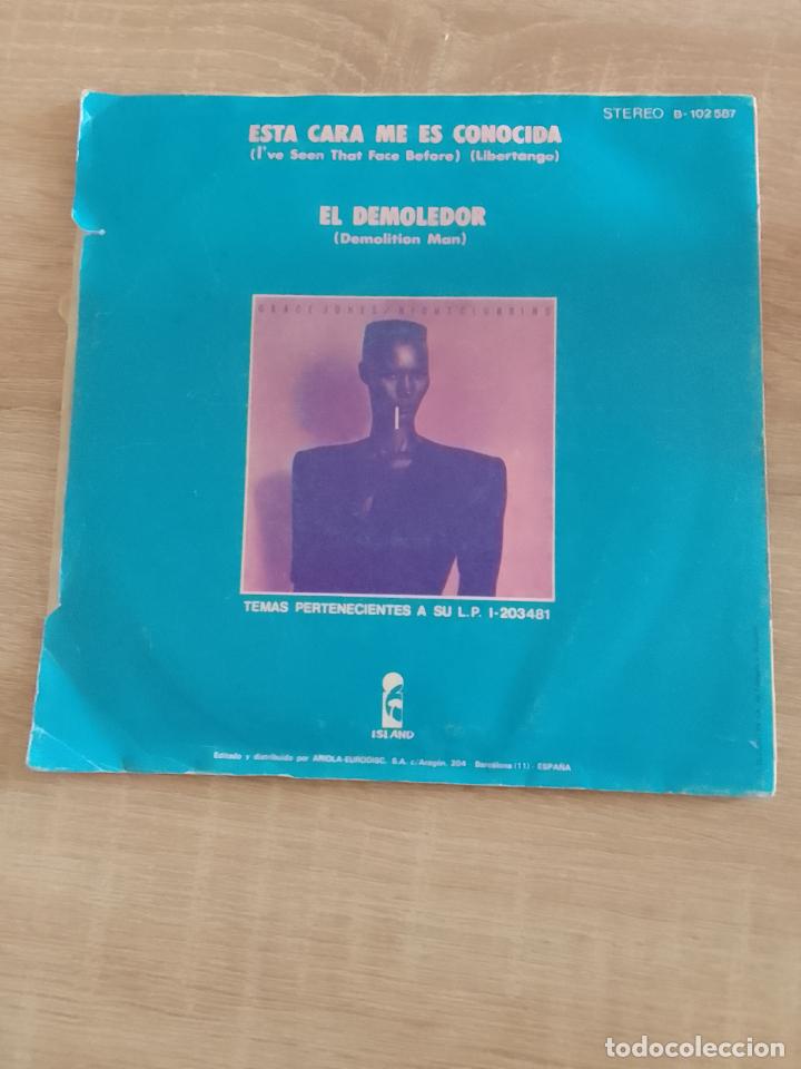 Discos de vinilo: Grace Jones: Ive Seen That Face Before / Demolition Man (Single) - Foto 2