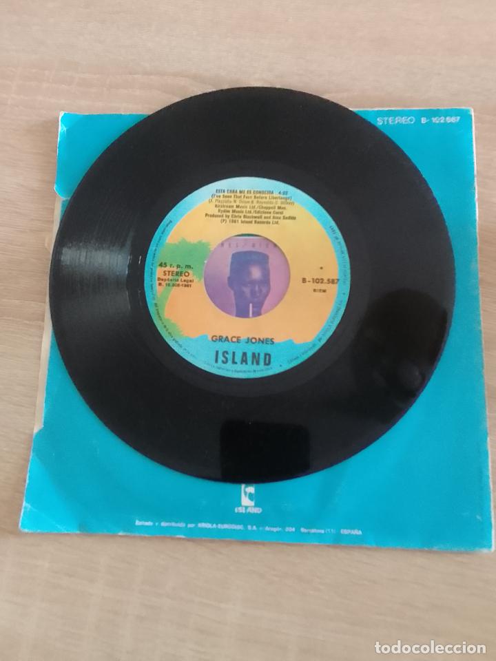 Discos de vinilo: Grace Jones: Ive Seen That Face Before / Demolition Man (Single) - Foto 3