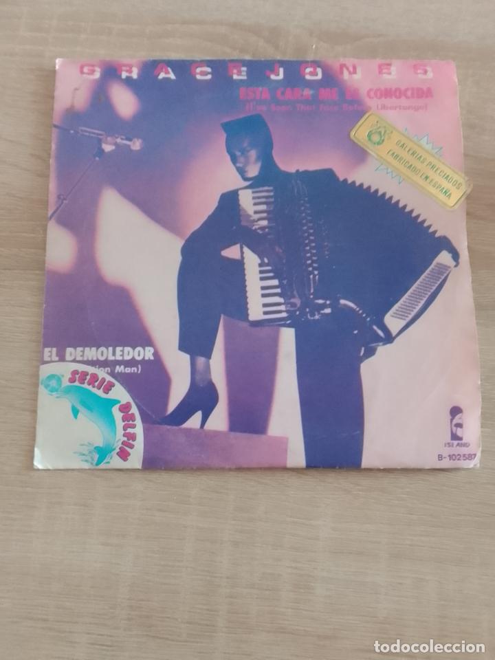 Discos de vinilo: Grace Jones: Ive Seen That Face Before / Demolition Man (Single) - Foto 1