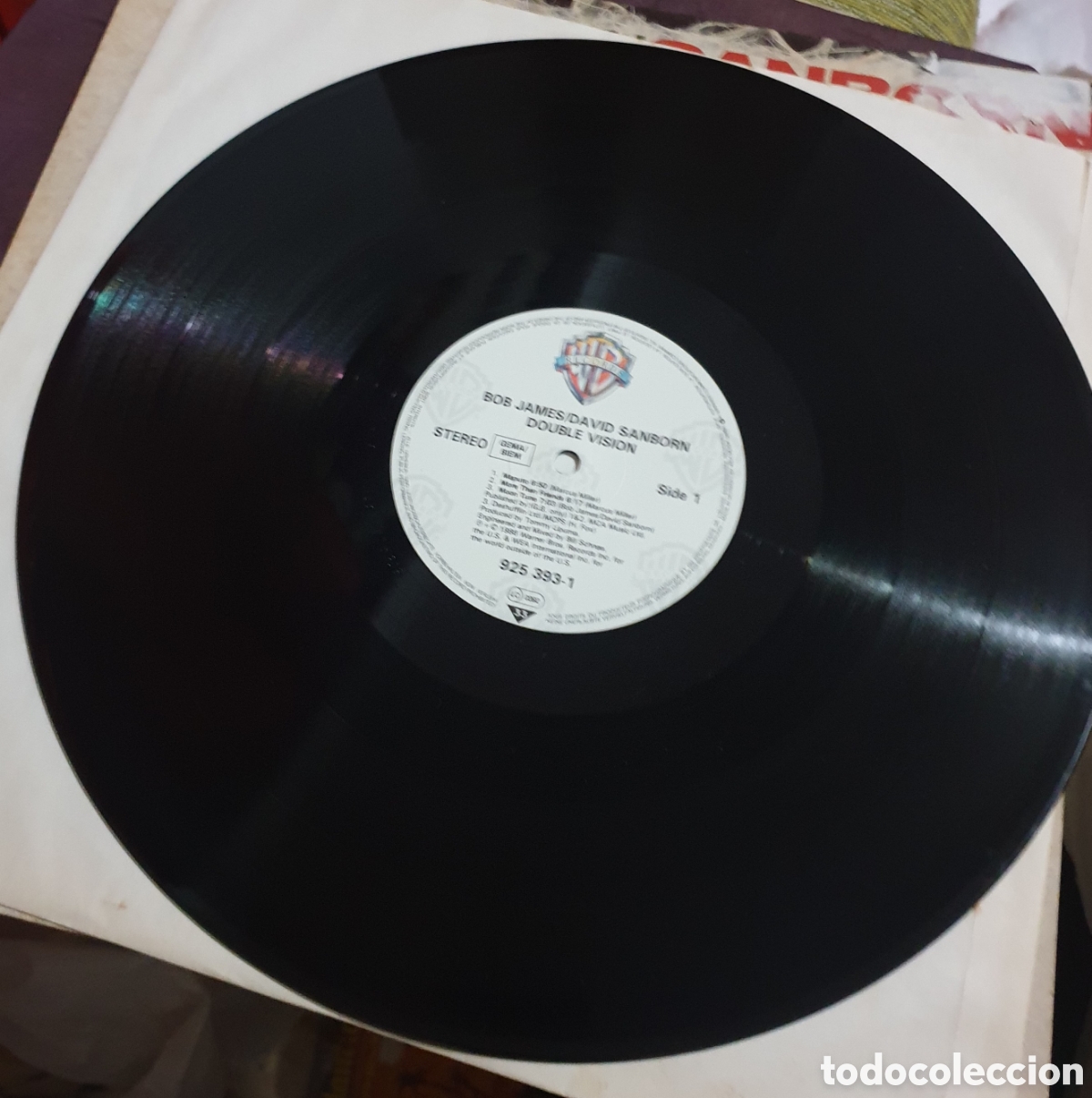 Discos de vinilo: Bob James / Davis Sanborn - Double vision - Foto 2