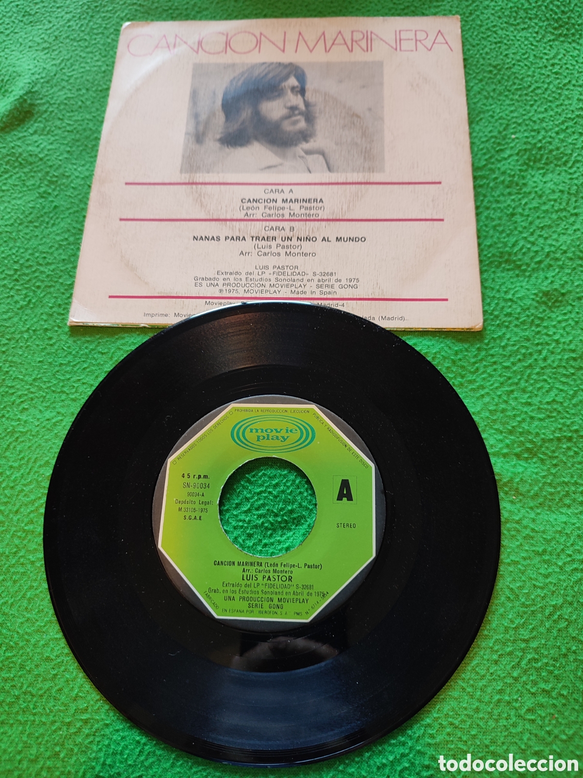 Discos de vinilo: Luis Pastor - Canci&oacute;n marinera - Foto 2