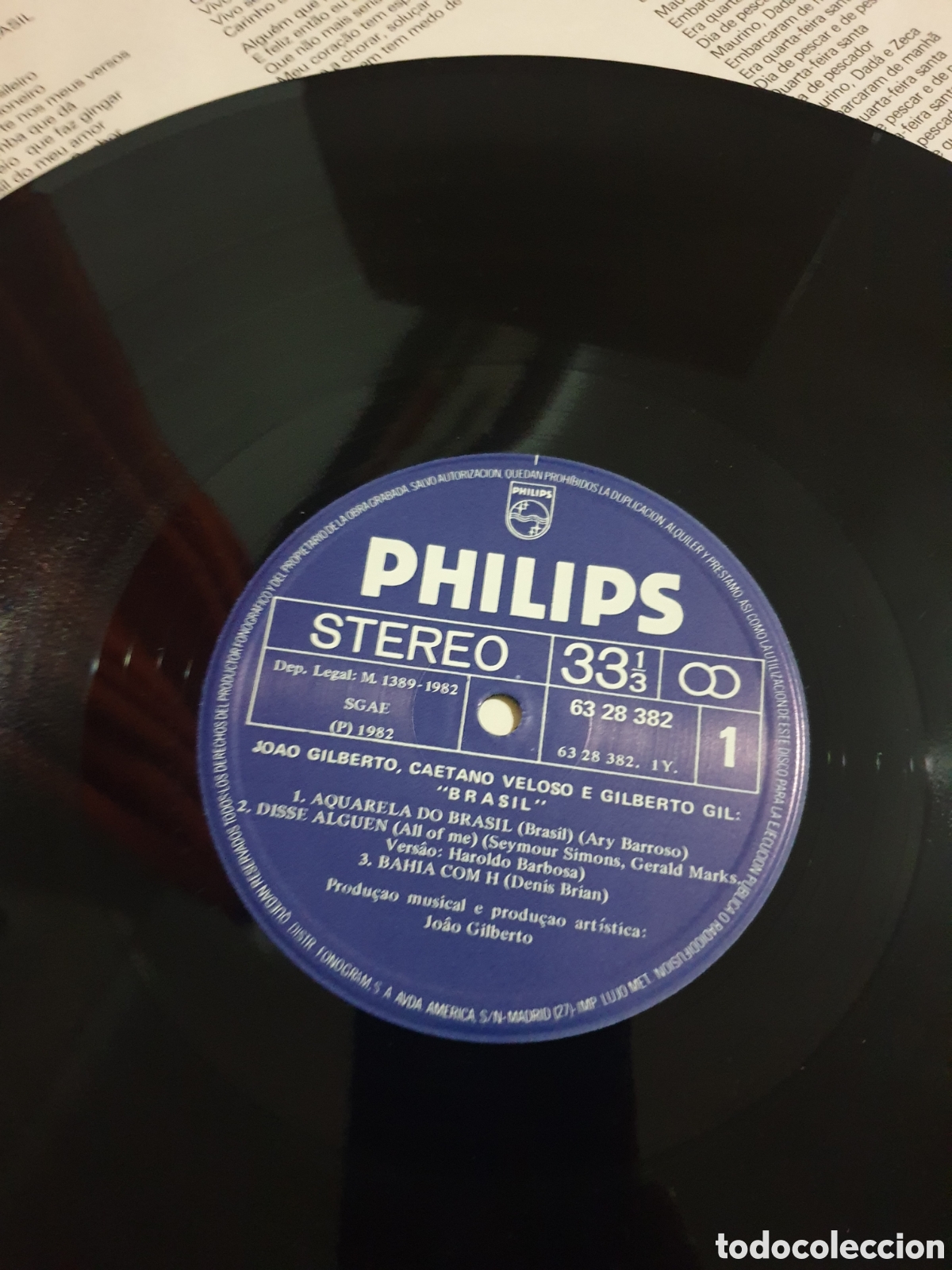 Discos de vinilo: Jo&atilde;o Gilberto, Beth&acirc;nia , Caetano , Gil &lrm;&ndash; Brasil - Foto 3