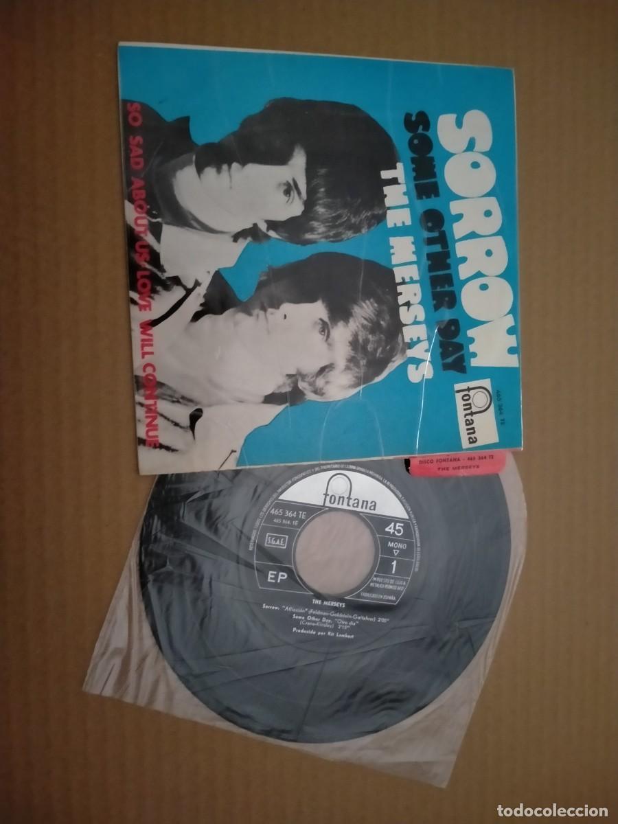 Discos de vinilo: vinilo single de sorrow some other day tha merseys - Foto 1