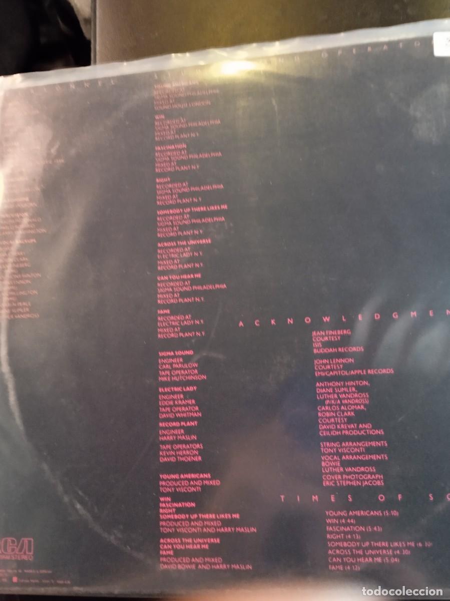 Discos de vinilo: DAVID BOWIE- YOUNG AMERICANS. LP - Foto 2