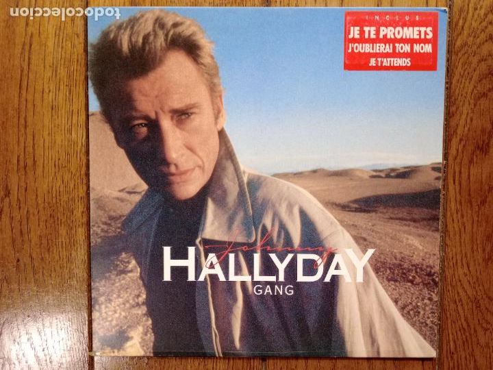 Discos de vinilo: Johnny Hallyday - gang - Foto 1
