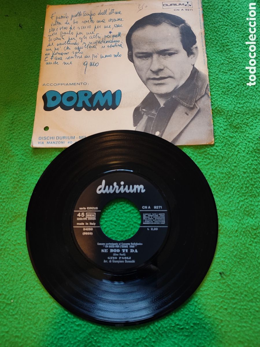 Discos de vinilo: Gino Paoli - Se dio ti da - Foto 2