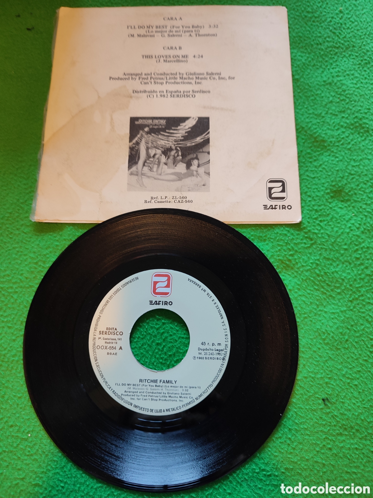 Discos de vinilo: Ritchie Family - Ill do My Best - Foto 2