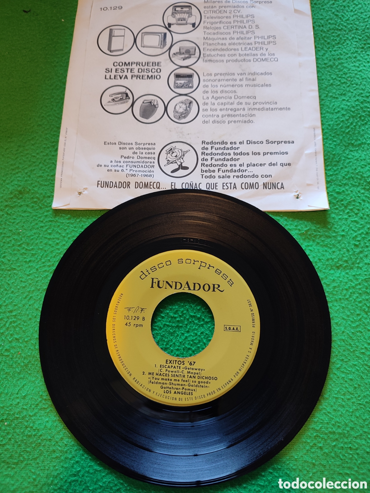 Discos de vinilo: Los &Aacute;ngeles - 98.7 + 3 - Foto 2