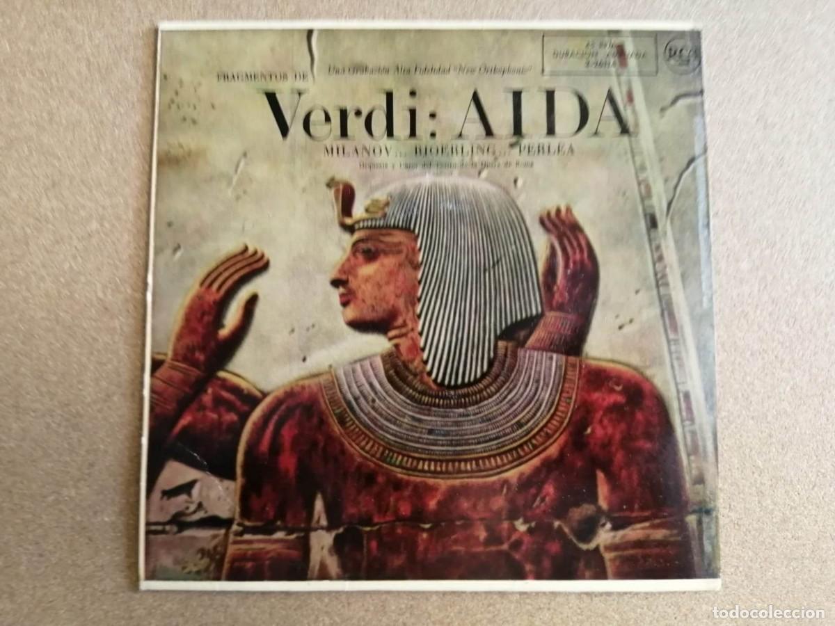 Discos de vinilo: DISCO SINGLE. AIDA (GIUSEPPE VERDI) RCA VICTOR - Foto 1