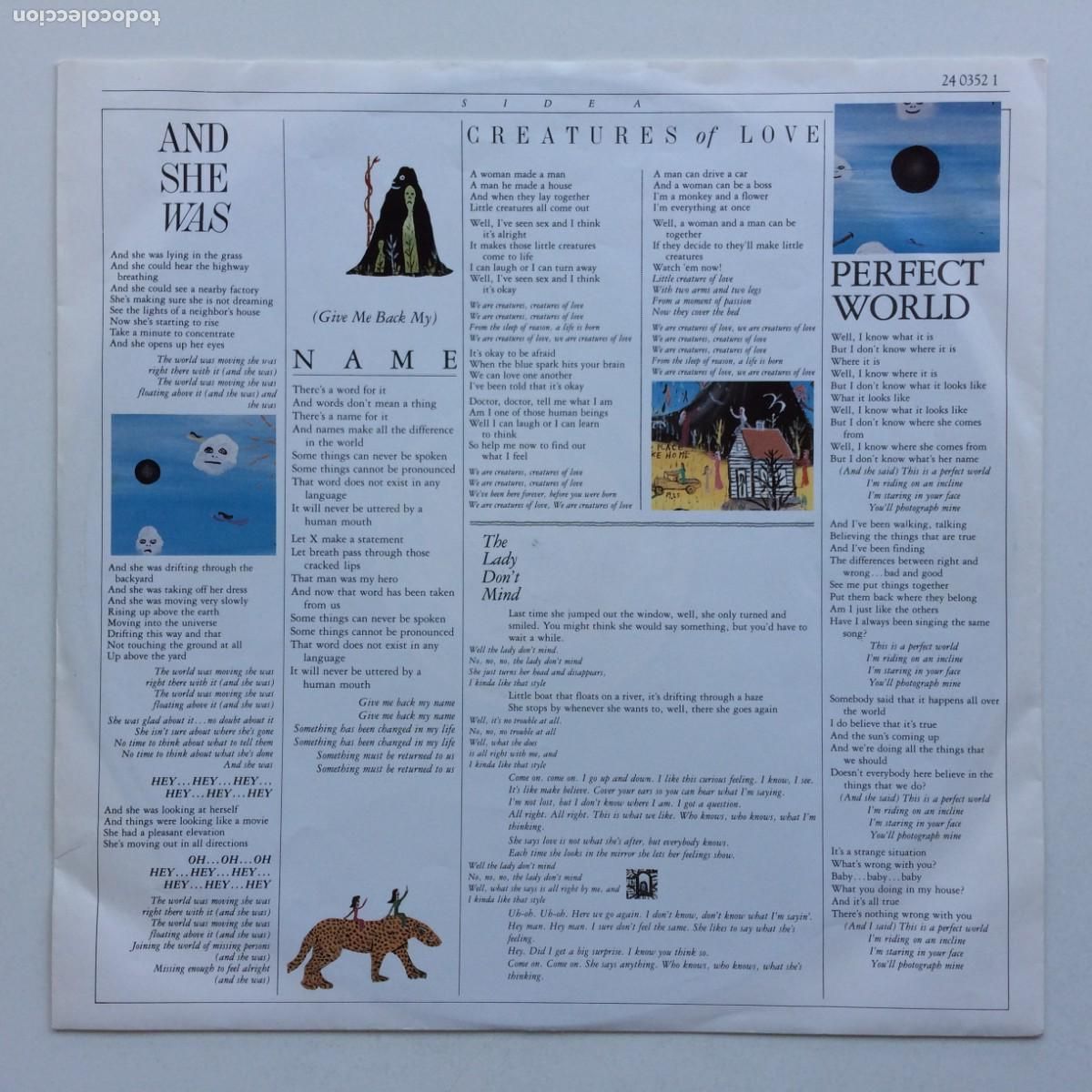 Discos de vinilo: Talking Heads &lrm;&ndash; Little Creatures , Holanda 1985 EMI* - Foto 3