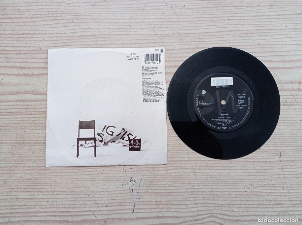 Discos de vinilo: The Big Dish - 25 Years - Swimmer - Single - Foto 2