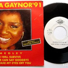 Discos de vinilo: GLORIA GAYNOR - GLORIA GAYNOR '91 - SINGLE MAX MUSIC 1991 PROMO BPY