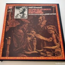 Discos de vinilo: ÓPERA FAUST. CHARLES GOUNOD. COFRE 4 LPS. 1972. EMI J 165-00.395/98. VINILOS MINT.