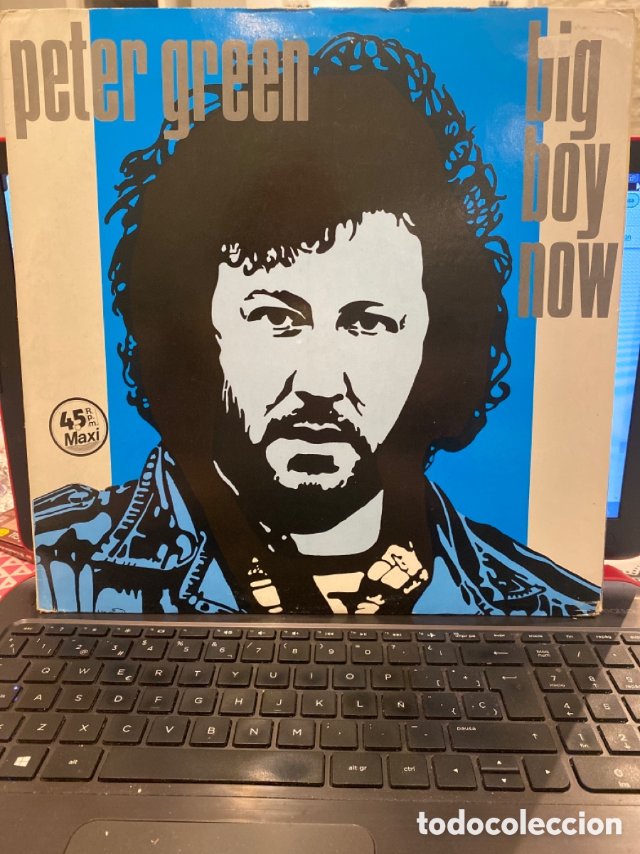 Discos de vinilo: PETER GREEN - BIG BOY NOW MAXI SINGLE SPAIN 1984 - Foto 1