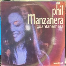 Discos de vinilo: PHIL MANZANERA - GUANTANAMERA MAXI SINGLE FRANCE 1990