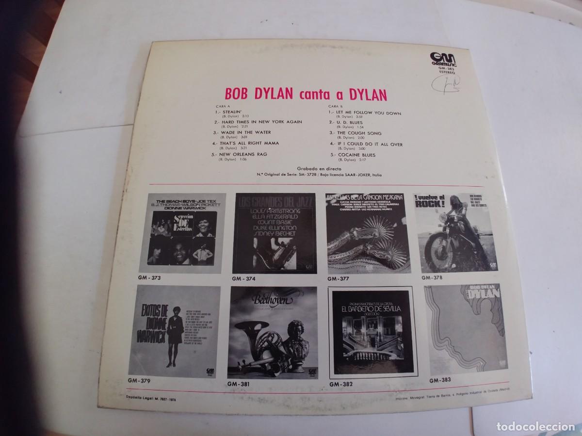 Discos de vinilo: BOB DYLAN-LP CANTA A DYLAN - Foto 2