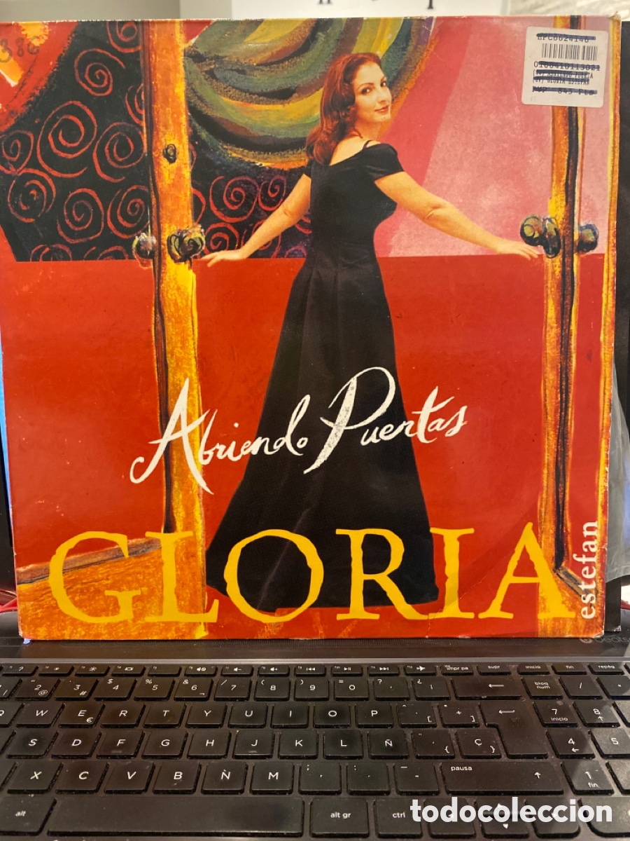 Discos de vinilo: GLORIA ESTEFAN - ABRIENDO PUERTAS MAXI SINGLE 1995 - Foto 1