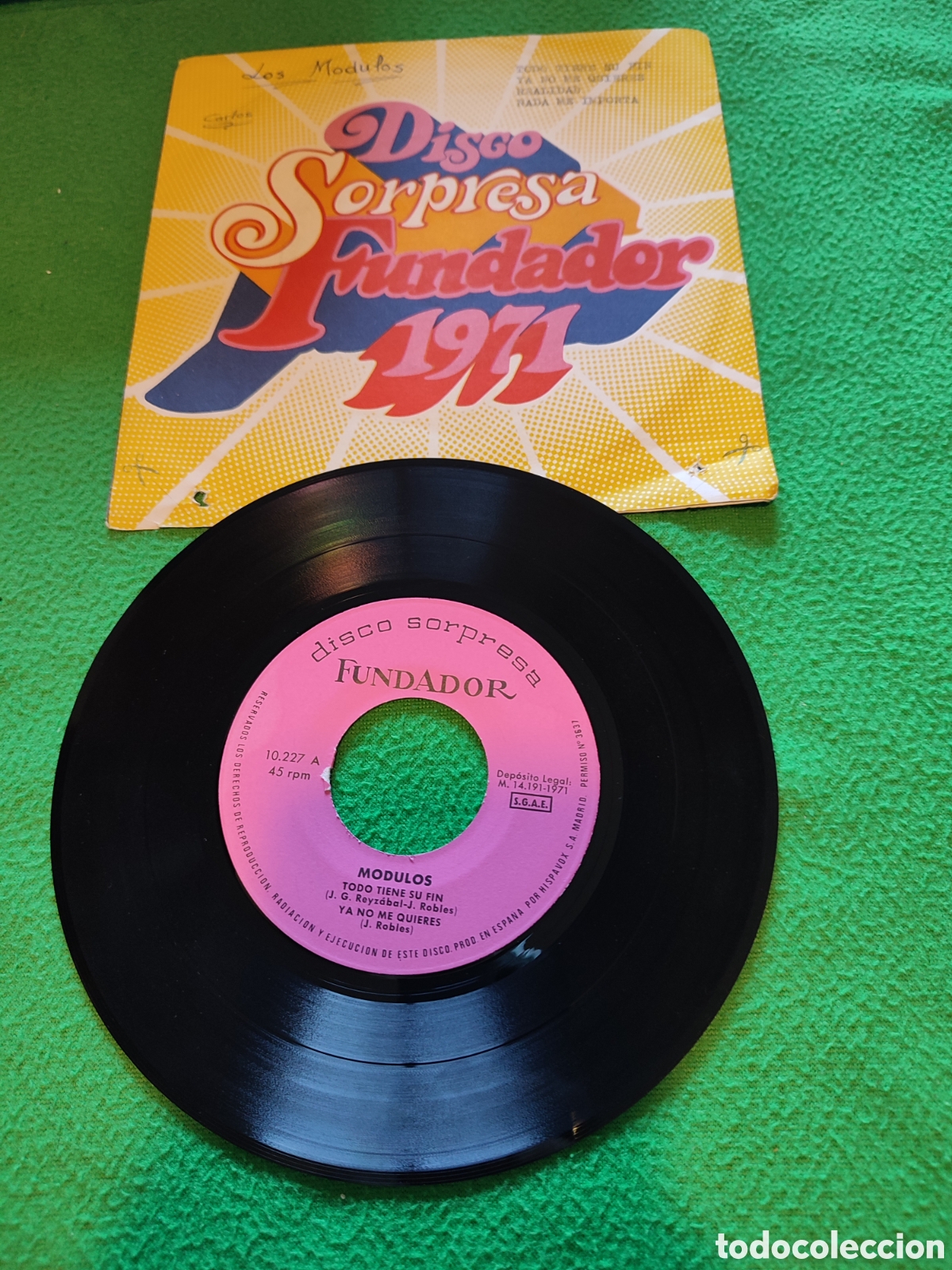 Discos de vinilo: Los M&oacute;dulos - Todo tiene su fin + 3 - Foto 1