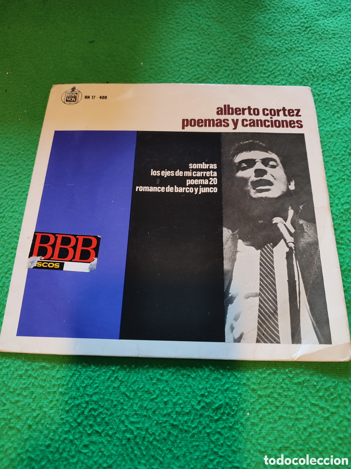 Discos de vinilo: Alberto Cortez - Sombras + 3 - Foto 1