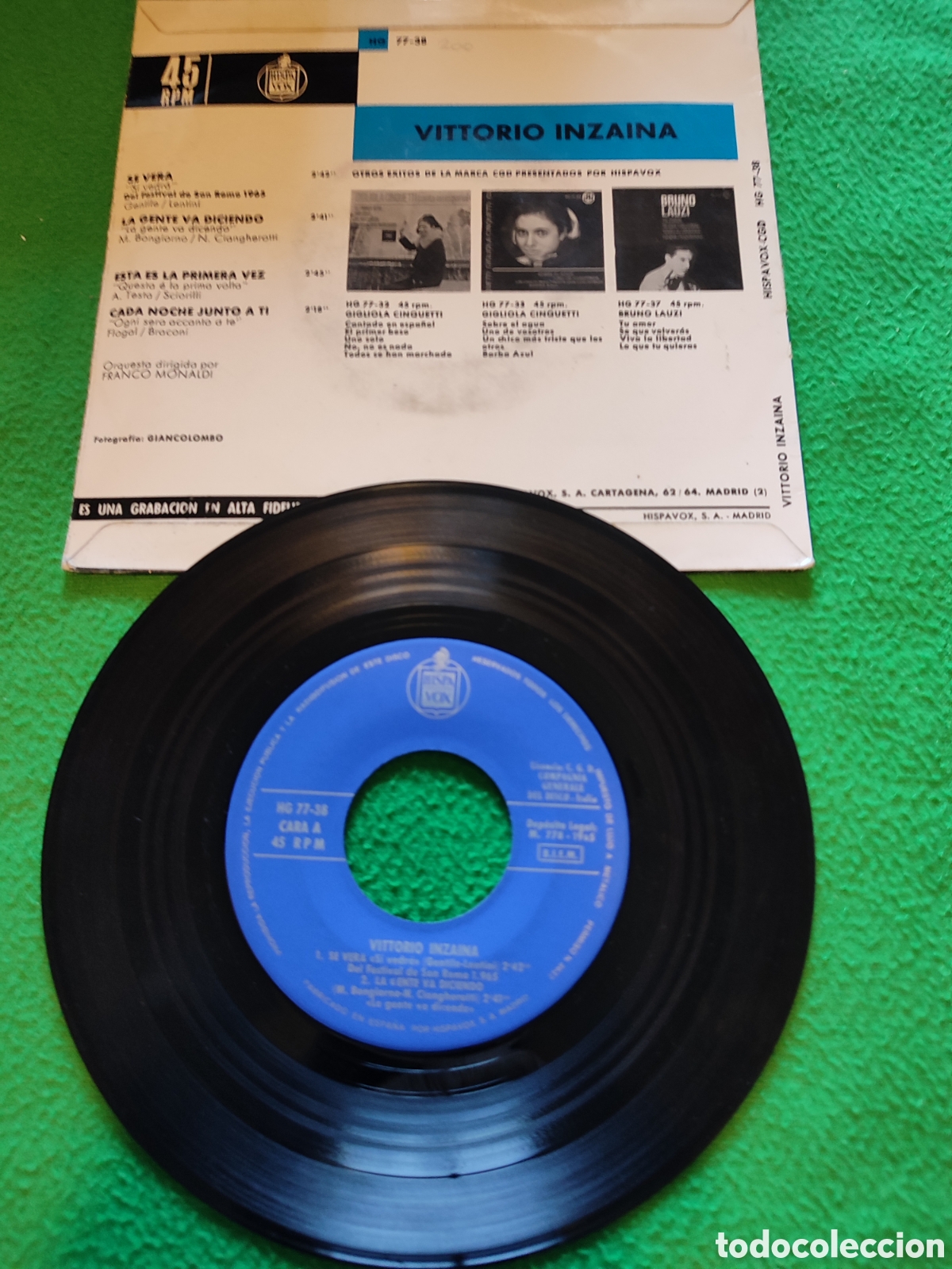 Discos de vinilo: Vittorio Inzaina - Se ver&aacute;+ 3 - Foto 2