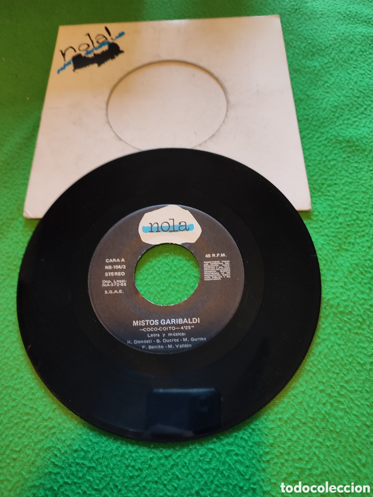 Discos de vinilo: Mistos Garibaldi - Coco-Coito - Foto 1