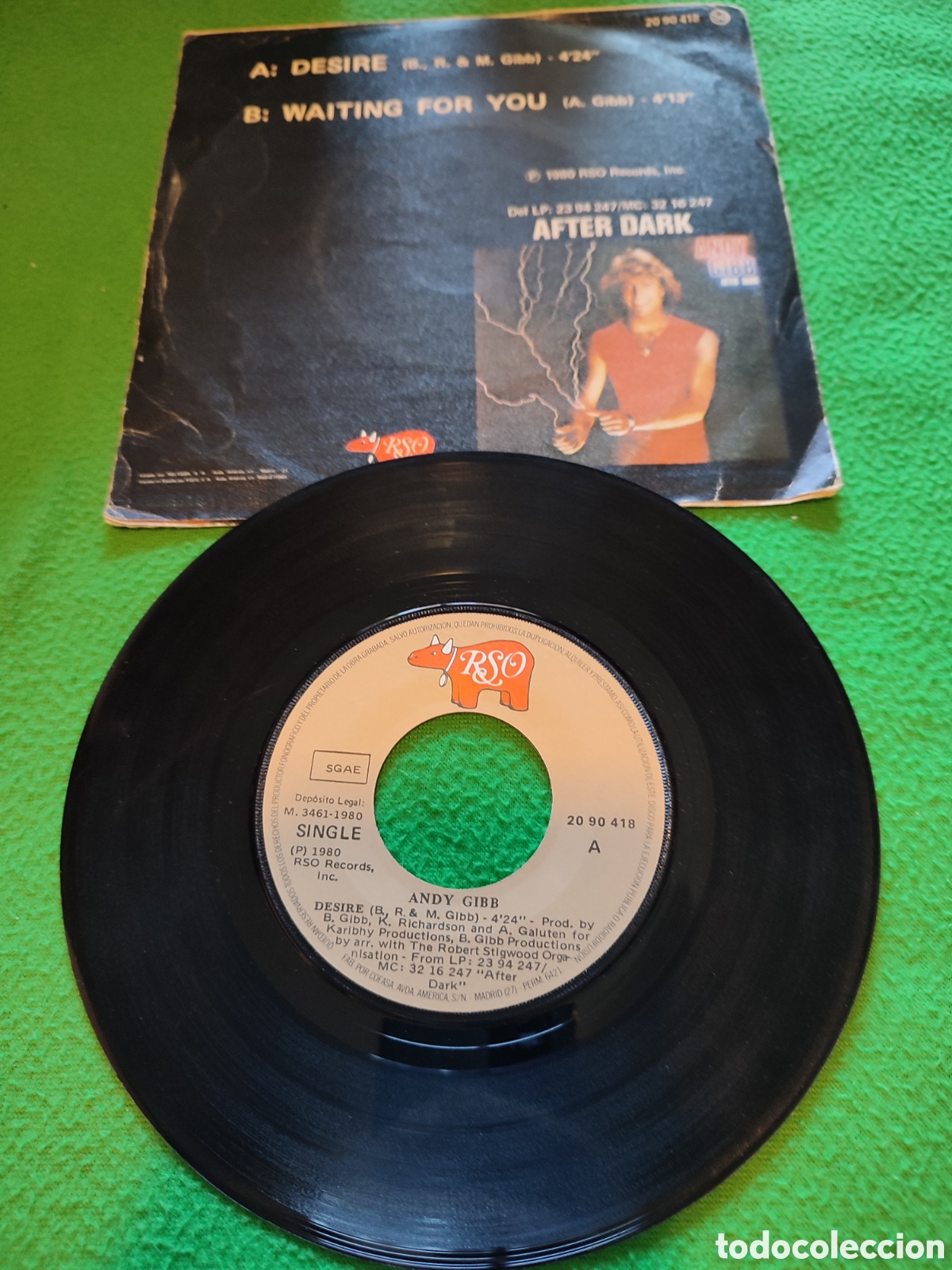 Discos de vinilo: Andy Gibb - Desire - Foto 2