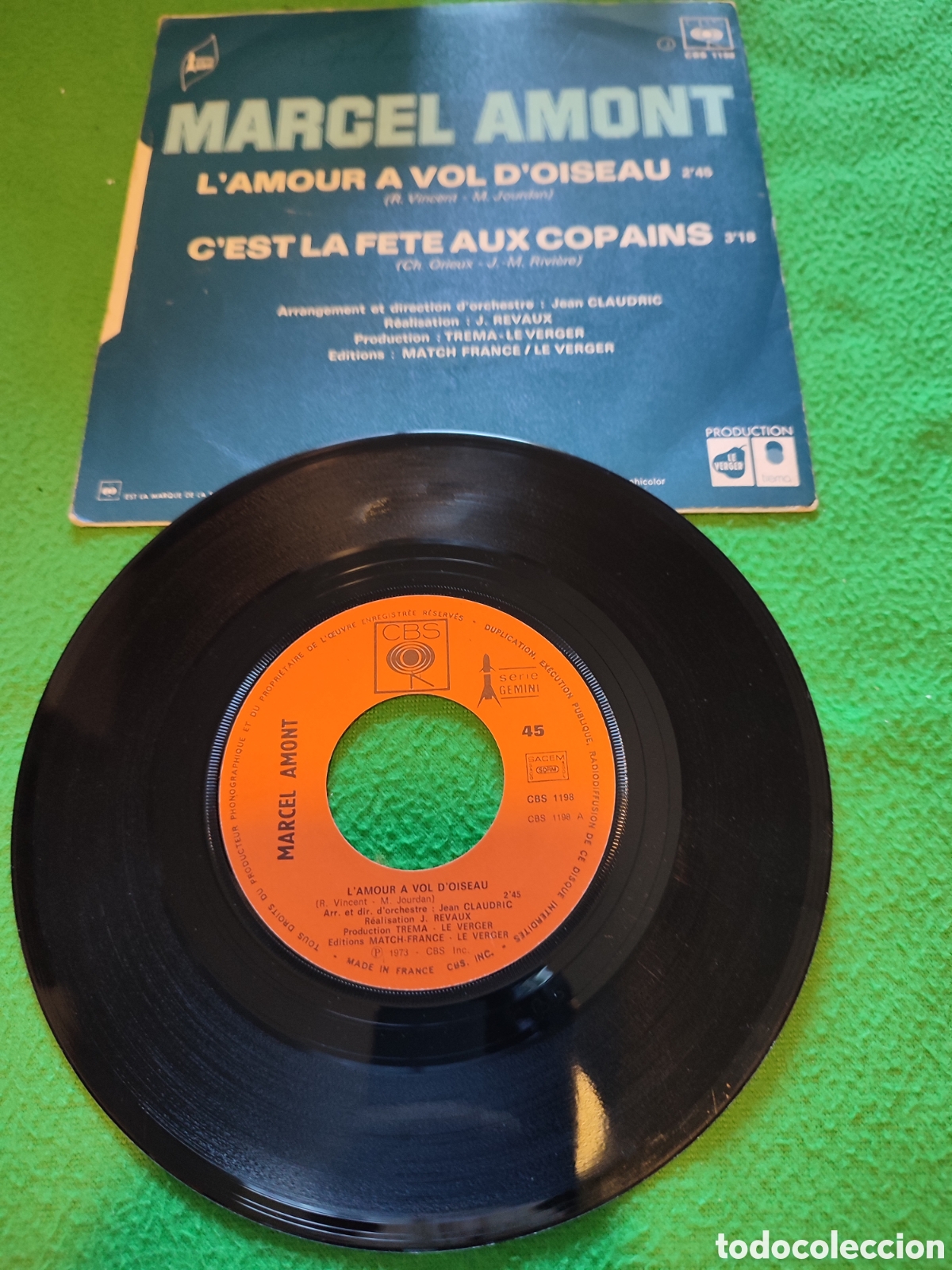 Discos de vinilo: Marcel Amont - Lamour a Vol D oiseau - Foto 2